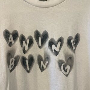 EUC Anine Bing Cade Heart Tee XL